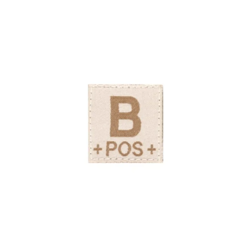 Clawgear B POS Bloodgroup Patch · Tan / FDE