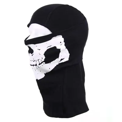 Balaclava Skull Cotton Μαύρη - 101 Inc