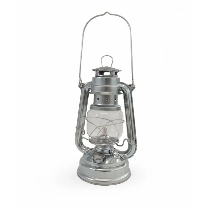 Origin Outdoors Λάμπα Θυέλλης Storm Lantern Hurricane Ασημί