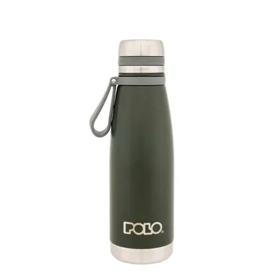Θερμός Παγούρι Inox 650ml Χακί - Polo