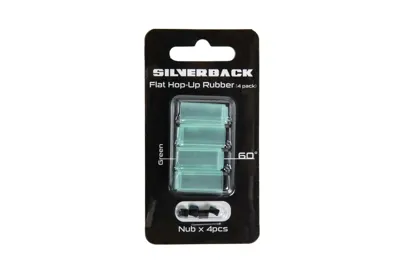 Set of 4 Hop-Up 60° Elastics SRS/TAC-41 (Silicone Version) - Silverback