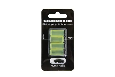 Set of 4 Hop-Up 70° Rubber Bands for SRS/TAC-41 - Silverback