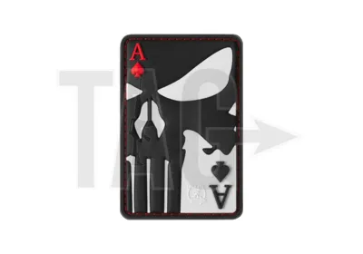 Punisher Ace of Spades Rubber Patch - JTG