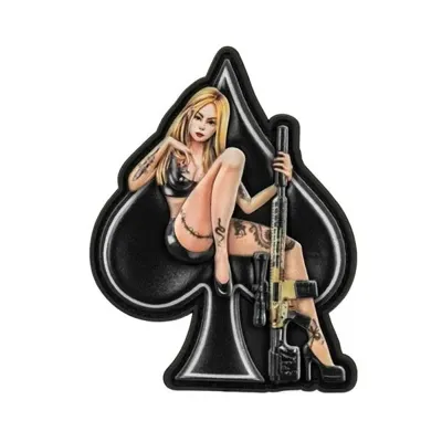 Patch Lady of Spades PVC - M-Tac
