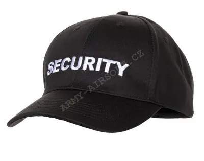 Čepice US Baseball Security ČERNÁ - Maskáče - MFH