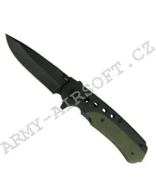 Zavírací Kapesní Nůž Zeleno-Černý Army Shop - Mil-Tec