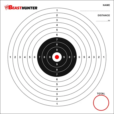 Terče 17x17cm BAL.100KS - Beast Hunter