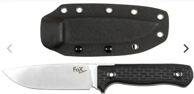 Nůž Bushcraft S Kydexovým Pouzdrem ČERNÝ - Fox Outdoor