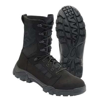 Boty Taktické Defense Vysoké ČERNÉ - Barva: ČERNÁ -, Velikost: 41 - Brandit