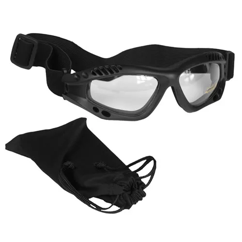 Mil-Tec Brýle Commando Air Černé Čiré