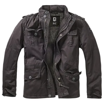 Bunda Britannia Jacket Zateplená ČERNÁ - Barva: ČERNÁ -, Velikost: XL - Brandit