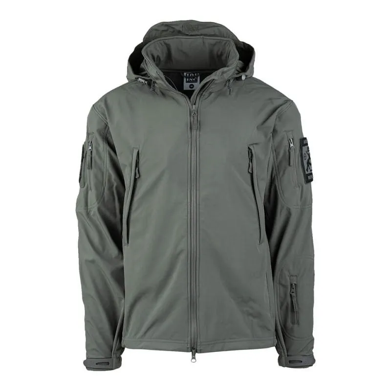 101Inc Bunda Tactical 101 Inc Softshell ŠEDÁ