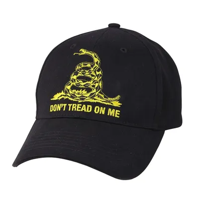 Čepice Baseball Don't TREAD ON ME ČERNÁ - Rothco