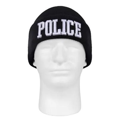 Čepice Pletená Deluxe 3D Police Černá - Rothco