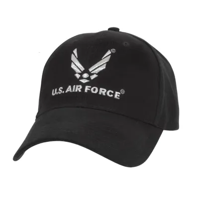 Čepice U.s. Air FORCE Baseball ČERNÁ - Rothco