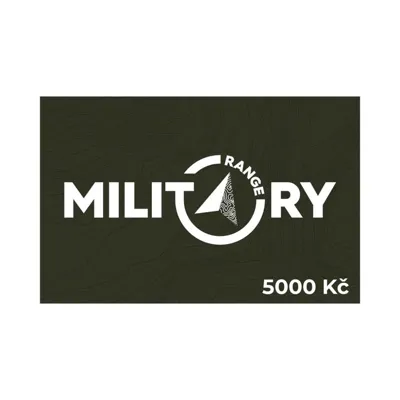 Dárkový Poukaz MR 5000 Kč - MILITARY RANGE
