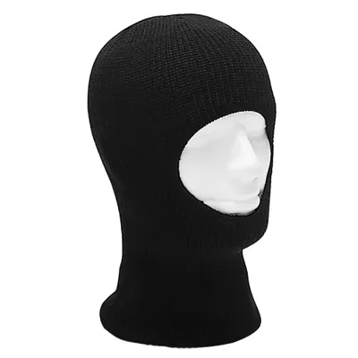 Kukla Balaclava Pletená S Jedním Otvorem ČERNÁ - Mil-Tec