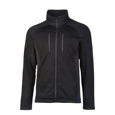 Mikina Outdoorová Structure-Fleece ČERNÁ - Barva: ČERNÁ -, Velikost: XXL - Mil-Tec