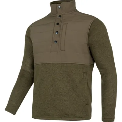 Mikina SNAP NECK Fleece Zelená - Barva: Zelená -, Velikost: L - Jack Pyke