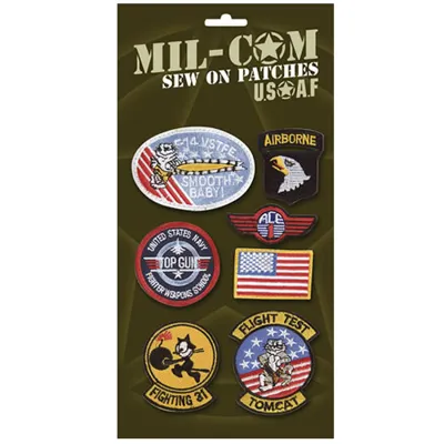 Nášivky USAF Sada 7 Kusů - Mil-com