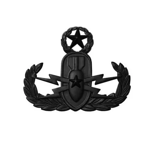 Armáda U.S Odznak US EOD Master Černý