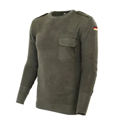 Vlněný Svetr BW Zelený, Nový Original - Bundeswehr