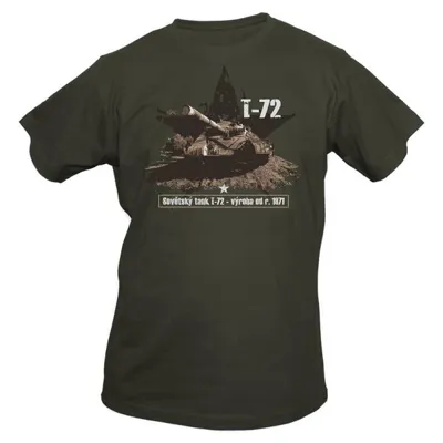 Triko Tank T-72 Zelené - Barva: Zelená -, Velikost - eXc