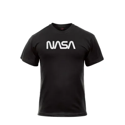 Triko S Krátkým Rukávem NASA ČERNÉ - Barva: ČERNÁ -, Velikost: L - Rothco