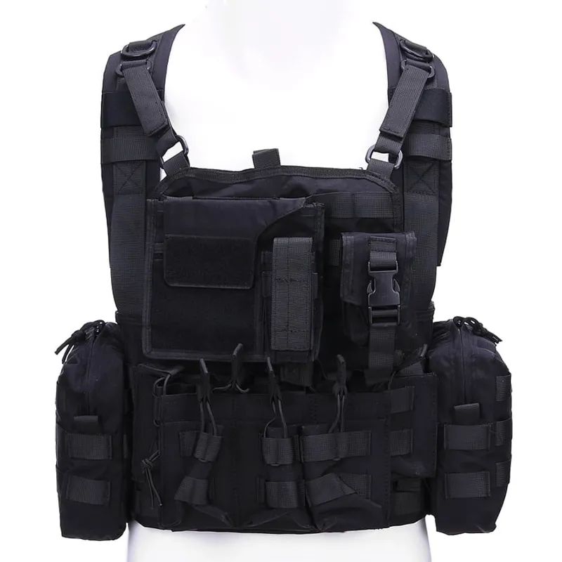 101Inc Vesta Operator LQ14121 Chest Rig ČERNÁ