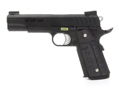 Airsoftová Pistole KP1911 -, Celokov - Černá - Ascend