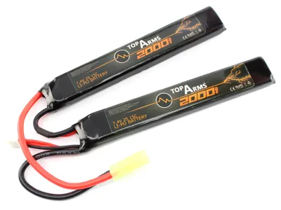 Akumulátor Li-Po 7,4V 2000mAh 15C 125x19x16mm - Mini Tamiya - TopArms