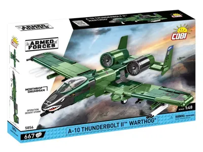 Stavebnice Armed Forces A-10 Thunderbolt II Warthog (1:48) - Cobi