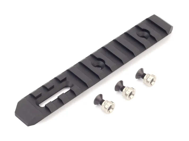 Slong Airsoft CNC RIS Lišta Pro KeyMod Předpažbí - 125mm - Černá
