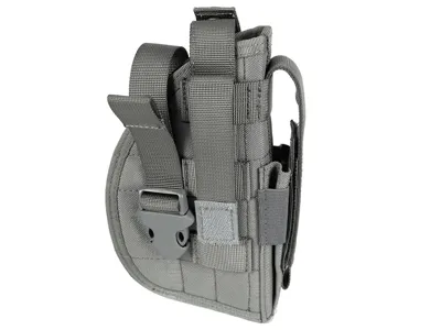 Univerzální Pistolové Pouzdro Na Opasek Či MOLLE - Šedé - Imperator Tactical