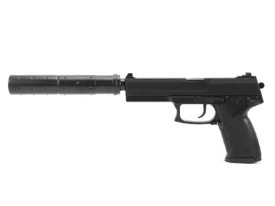 Airsoftová Plynová Pistole MK-23 Stealth Assassin S Tlumičem, GNB - Y&P