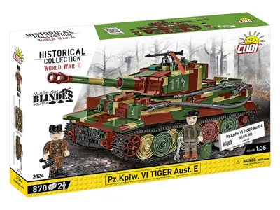 Stavebnice WW II PzKpfw VI Tiger Ausf e, 2V1 (1:35) - Cobi