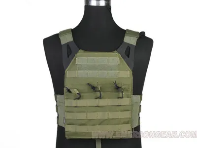 Vesta S Imitací Plátů a Trojitou Sumkou M4 Jumper Plate Carrier - Drab - Emerson