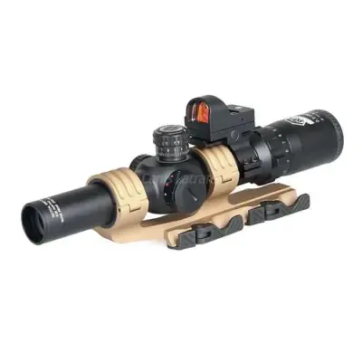 2.5-10x26 Tactical Scope + Mini Red Dot - CANIS · Tan / FDE