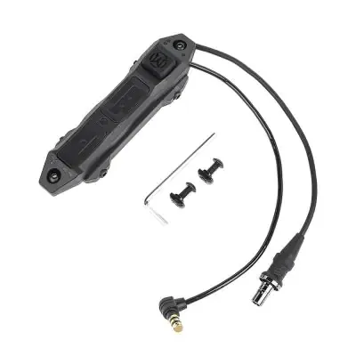 Tactical Augmented Dual Function Tape Switch SF & LA23 Plug · Negro