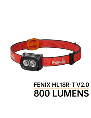 Frontal Fenix HL18R-T V2.0 Color - 800 Lumenes. Recargable para Trailrunning - Fenix Light