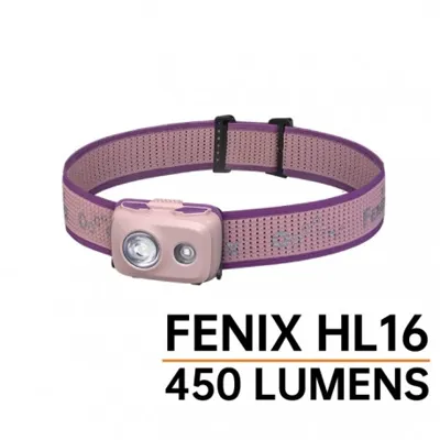 Nuevo Frontal Ligero Fenix HL16 - 450 Lúmenes (Utiliza 3 x AAA) - Fenix Light