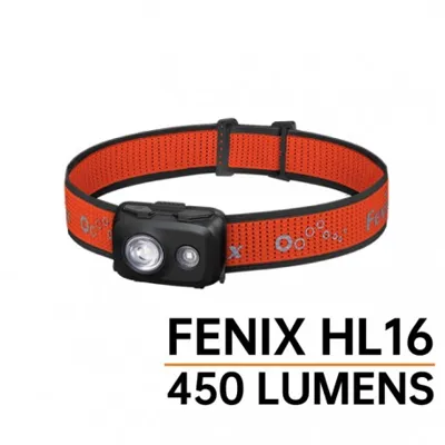 Nuevo Frontal Ligero Fenix HL16 450 Lúmenes (Utiliza 3 x AAA) - Fenix Light