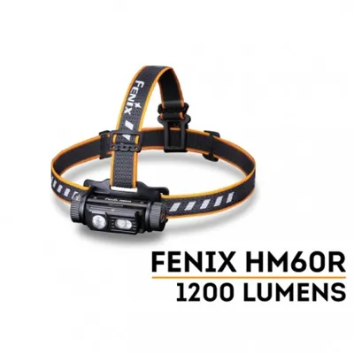 Frontal Fenix HM60R 1200 Lúmenes con Doble Distancia de Haz y Luz - Fenix Light