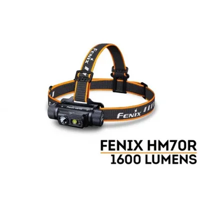 Frontal Fénix HM70R con 1600 Lúmenes Recargable con Batería 21700 - Fenix Light