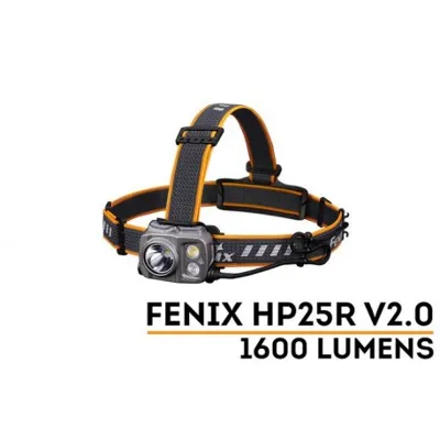 Frontal Fénix HP25R V2.0 1600 Lúmenes, Luz, Recargable Cable USB Tipo C - Fenix Light
