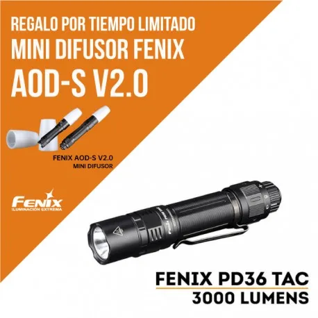 Fenix Light Fénix PD36 TAC Táctica de 3000 Lúmenes y Estrobo