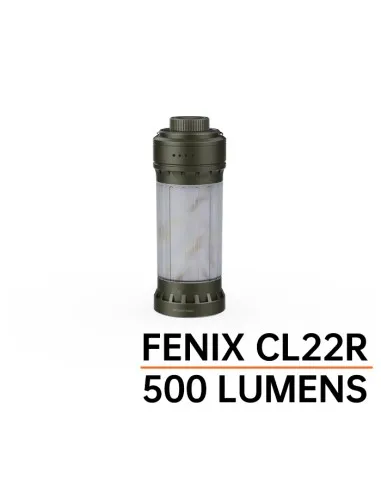Fenix Light CL22R: Linterna Exterior Portátil Multicolor - 500 Lúmenes · Verde / OD