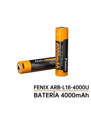 ARB-L18-4000U - 4000 mAh Recargable USB Tipo C - Fenix Light