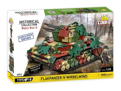 Stavebnice WW II Flakpanzer IV Wirbelwind (1:28), Executive Edition - Cobi