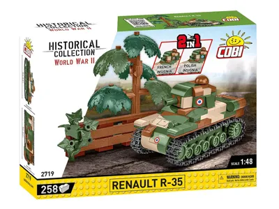 Stavebnice WW II Renault R-35 PL/FR 2V1 (1:48) - Cobi